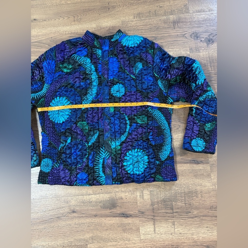 Floral Patterned Quilted Jacket - image 6